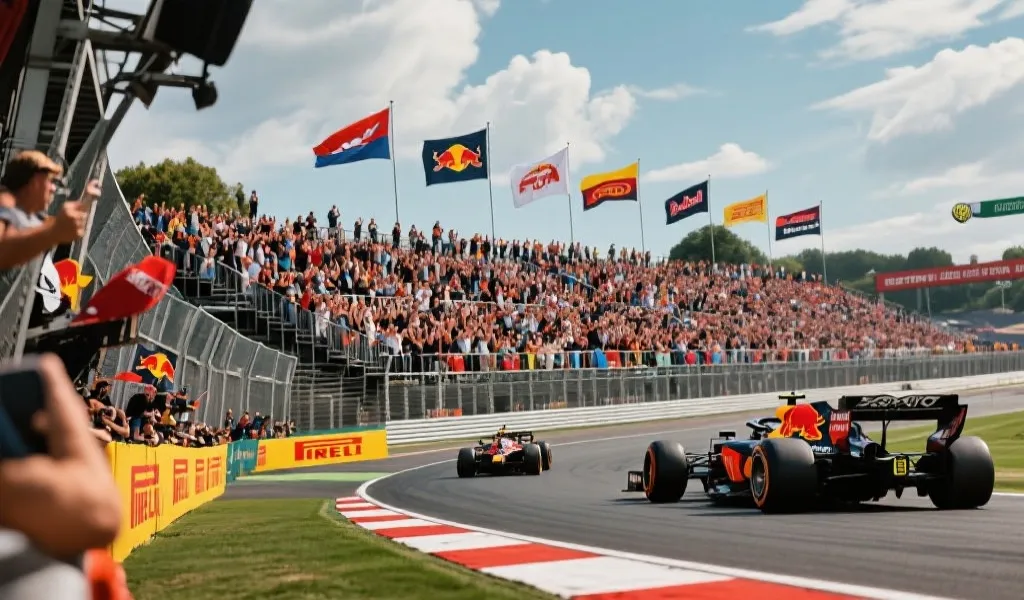 F1赛车极速飞驰，万博体育下载氛围浓厚